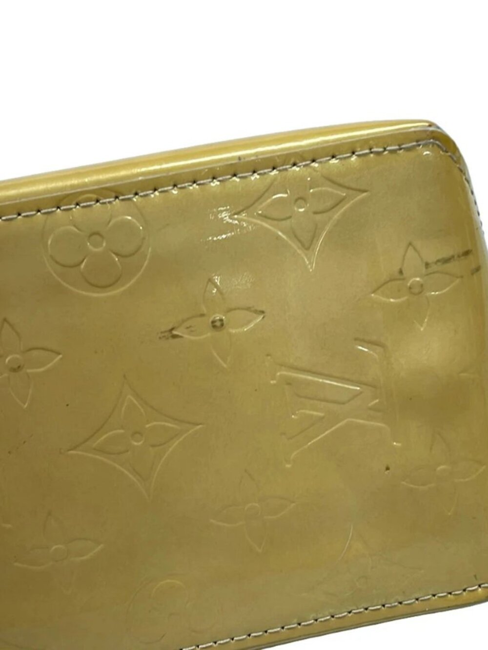 LOUIS VUITTON Reade PM M91144 Soft Beige Monogram Vernis MI0082 Handbag - Picture 15 of 16